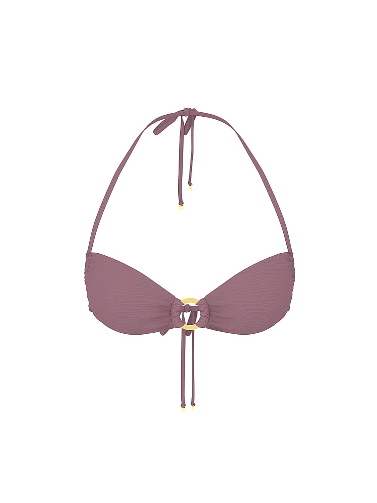 Glam Rings Bandeau Bikini Top