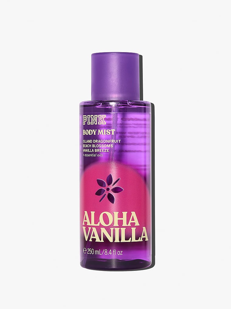 Victoria's Secret, Body Fragrance Classic Body Mist, Aloha Vanilla, onModelFront, 1 of 3