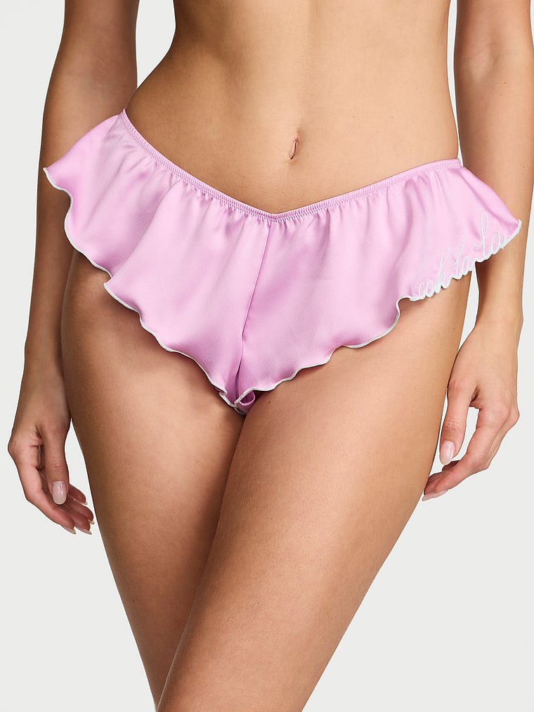 Satin Flutter Cheeky Panty