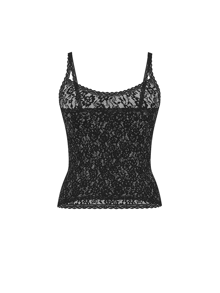 Victoria's Secret, Victoria's Secret Lacie Cami, Black, offModelFront, 3 of 3
