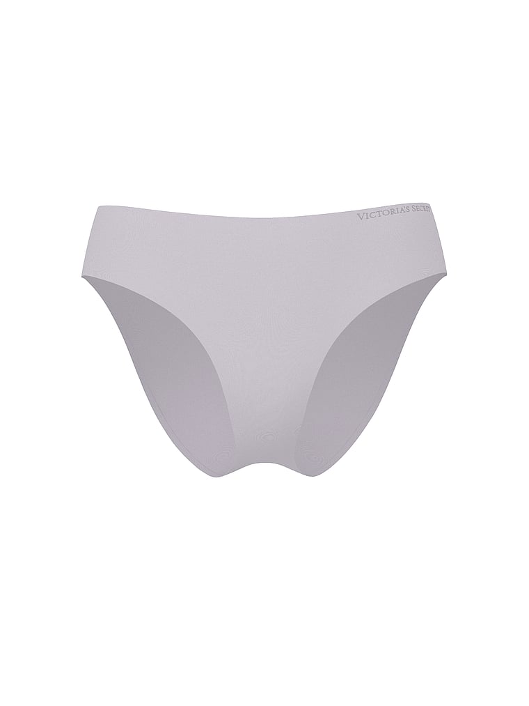 Victoria's Secret, Body by Victoria Body by Victoria Flex Lace-Trim Mid-Rise Bikini Panty, Crystal Lilac, offModelFront, 3 of 3