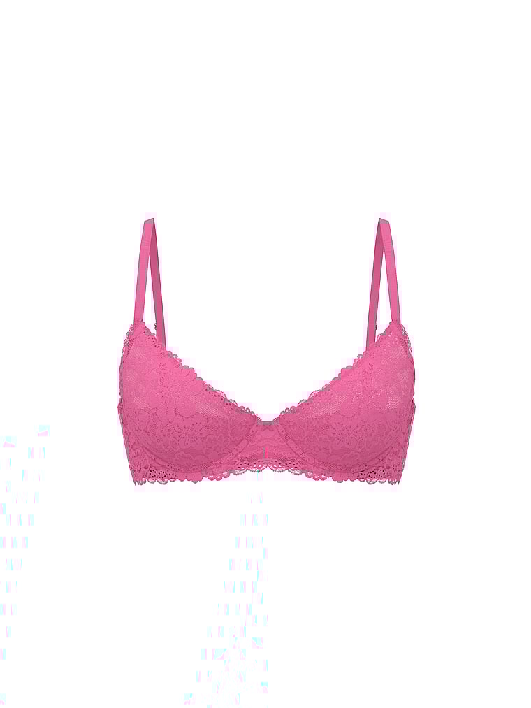 PINK Wink PINK Wink™ Undercover Lift Unlined Demi Bra, Pink Balloon, offModelFront, 3 of 3