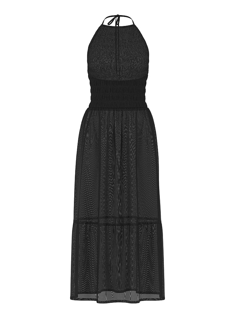 Beachwear Smocked Midi Dress