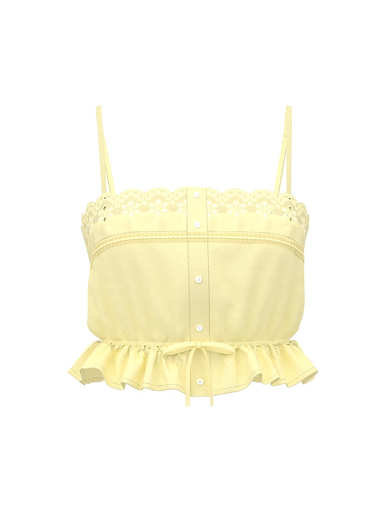 Shira Poplin Henley Top