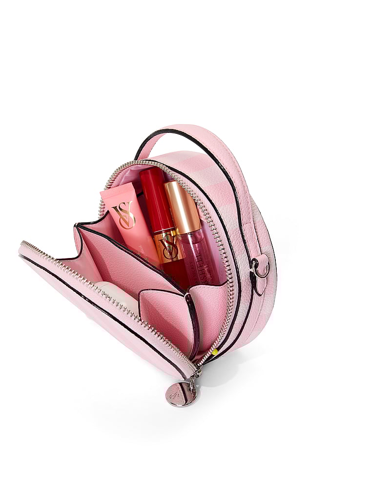 Victoria's Secret, Victoria's Secret Heritage Stripe Hat Box Crossbody Bag, Print, offModelBack, 4 of 4