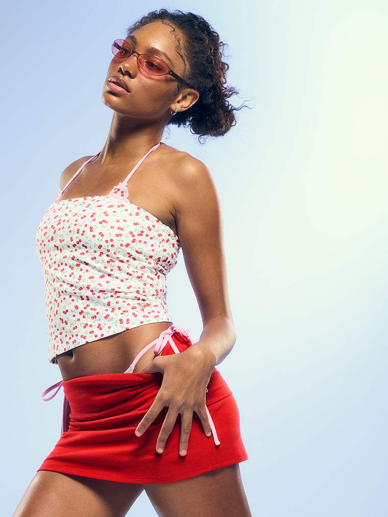 Buy Louise Tube Top, Whimsy Cherries - Order Tops online - PINK US