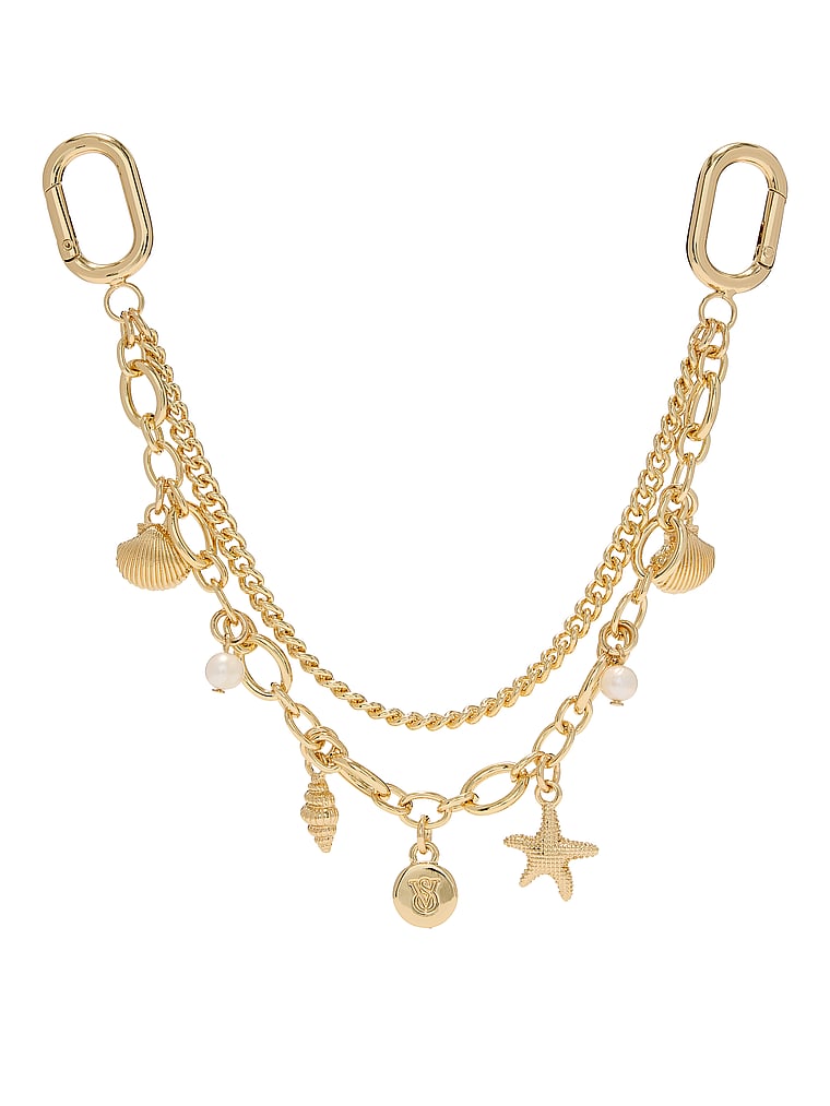 Layered Chain Bag Charm