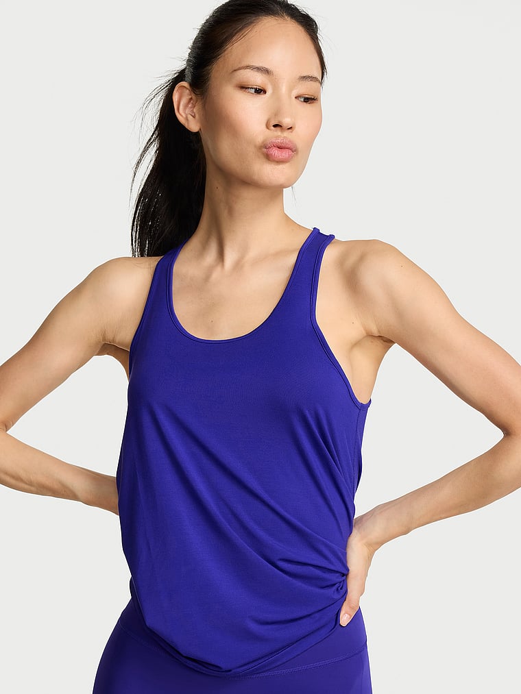 Buy VSX Drapey Knit Tank Top, Brilliant Ink - Order Tops online
