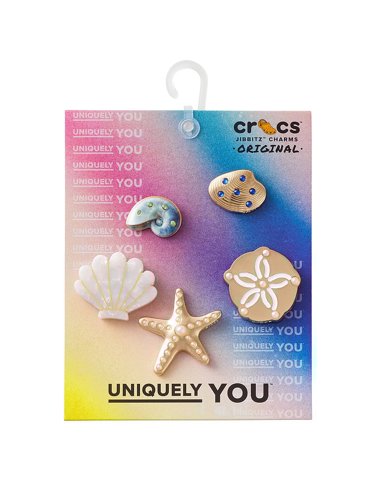 5-Pack Gold Sea Jibbitz™ Charms
