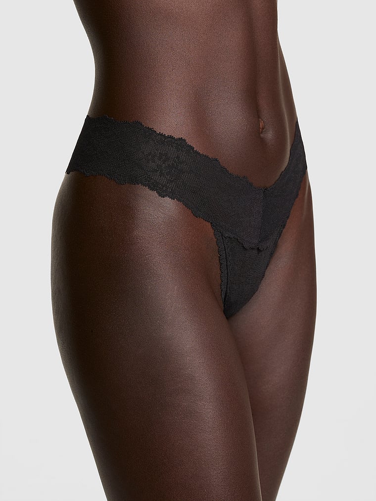 PINK Wink™ Lace Thong Panty