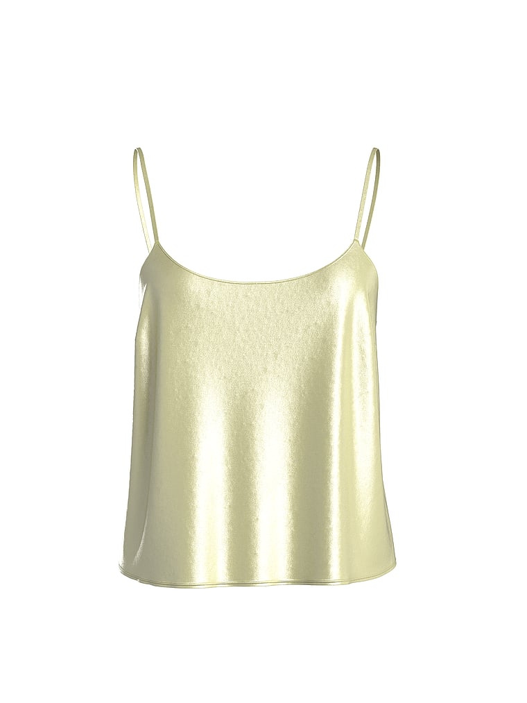 Victoria's Secret, Victoria's Secret Satin Cami Top, Lemonade, offModelFront, 3 of 3