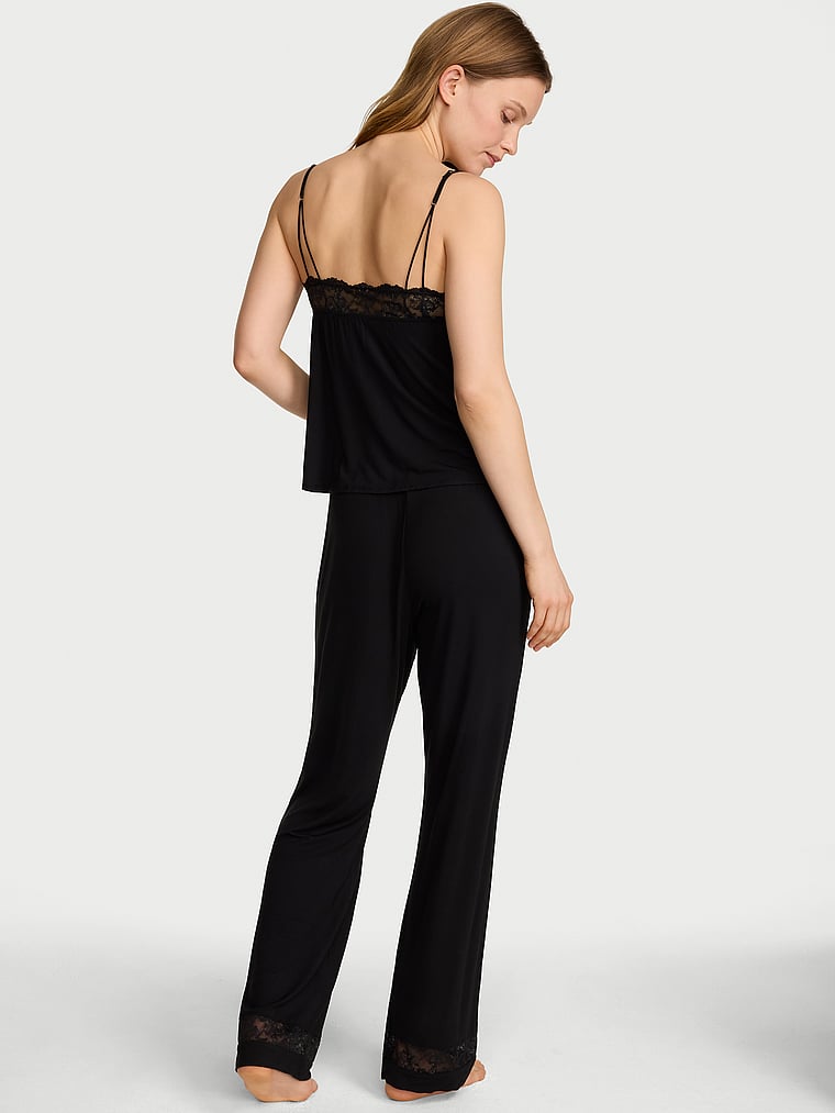 SoSoft™ Modal Lace-Trim Cami & Pants Set