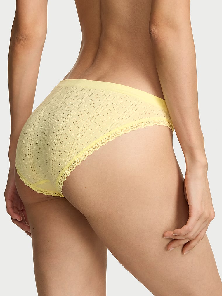 Seamless Sheer Rib Bikini Panty