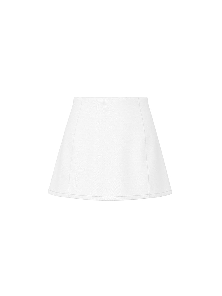 Victoria's Secret, VSX VSX Elevate™ Mini Skirt, VS White, offModelFront, 4 of 4