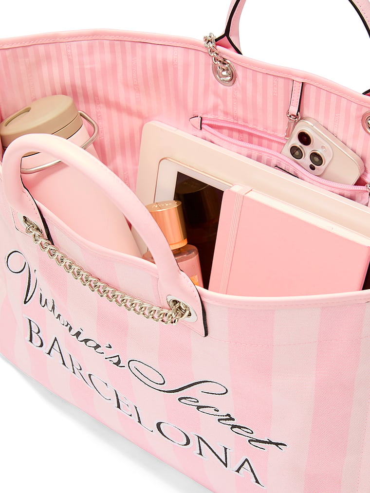 Victoria's Secret, Victoria's Secret City Exclusive Tote Bag, offModelBack, 4 of 4