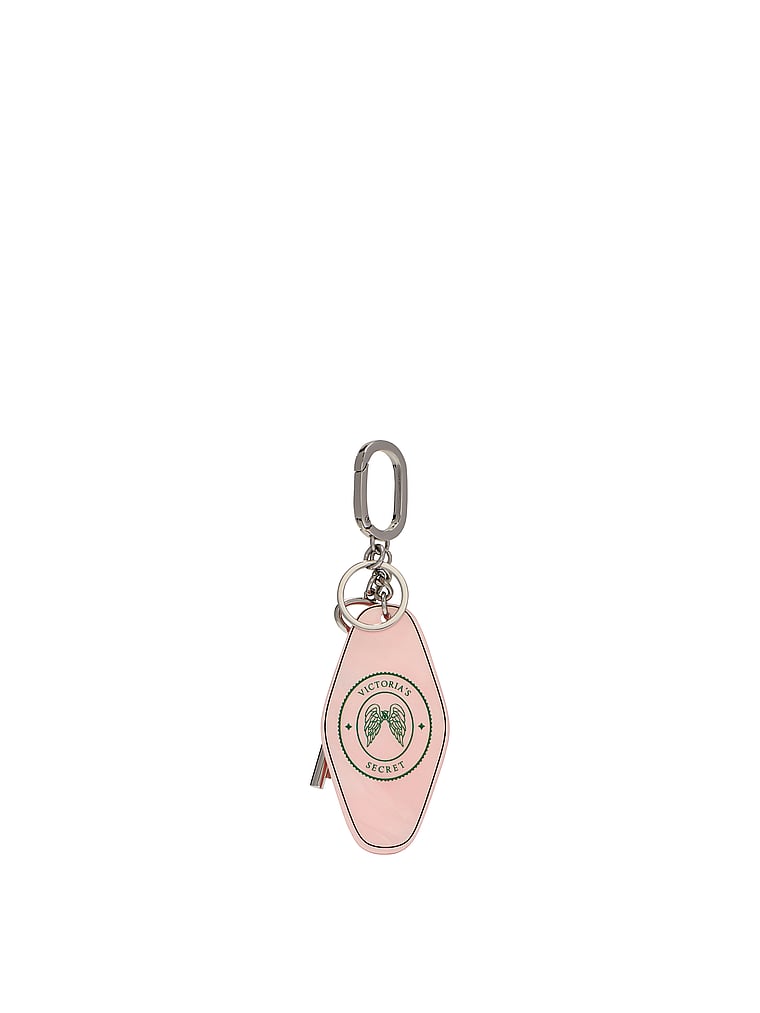 Victoria's Secret, Victoria's Secret Hotel Victoria's Secret Bag Charm Keychain, Sme Pretty Blossom, offModelBack, 3 of 3