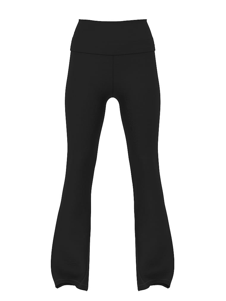 Cotton Foldover Flare Legging