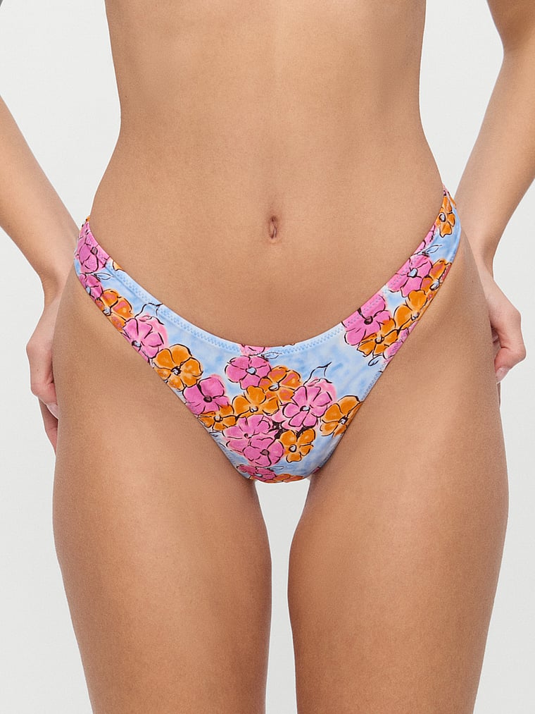 Victoria's Secret, Frankies Bikinis Full Moon Satin Bikini Bottom, Color Me, detail, 4 of 4