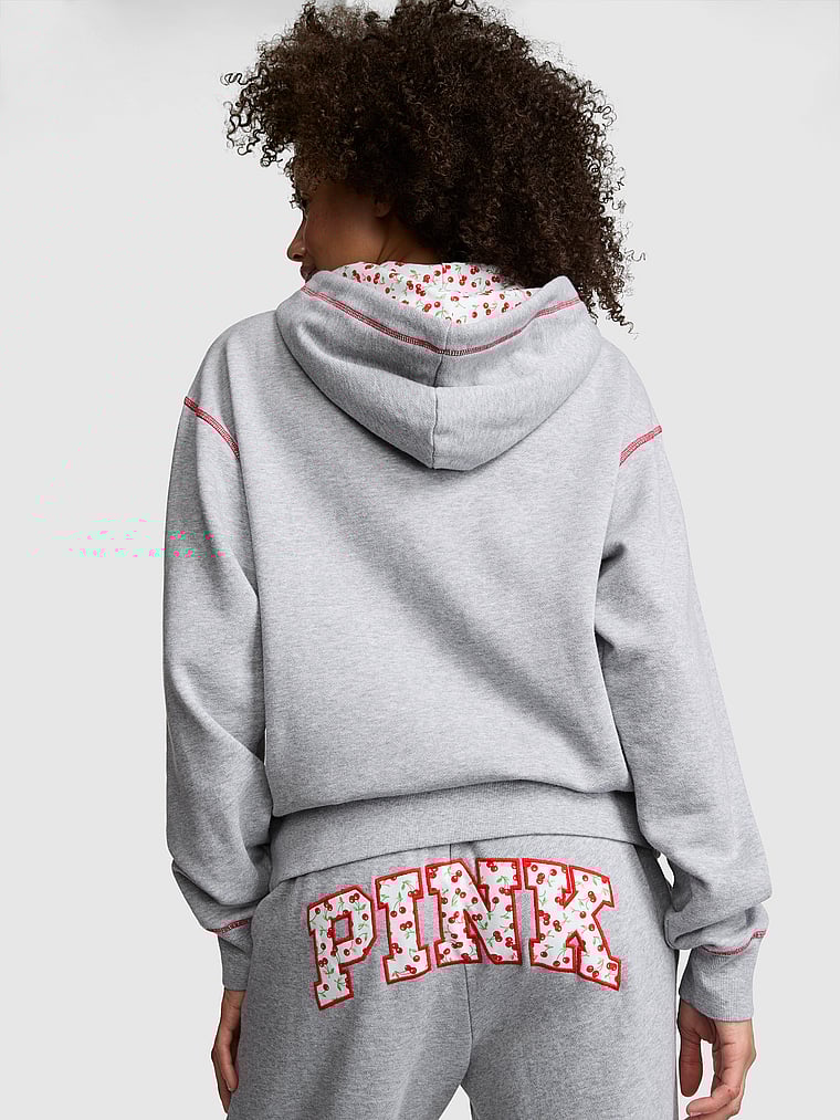 Berry Full Zip Hooded Sweatshirt