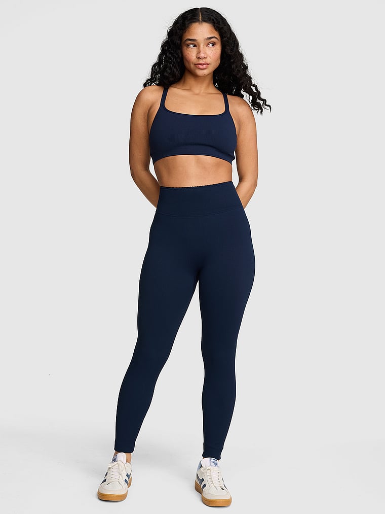 PINK AnyWear Leggings, Noir Navy, onModelFront, 2 of 4