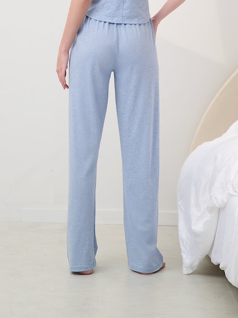 Organic Pima Straight-Leg Pajama Pant