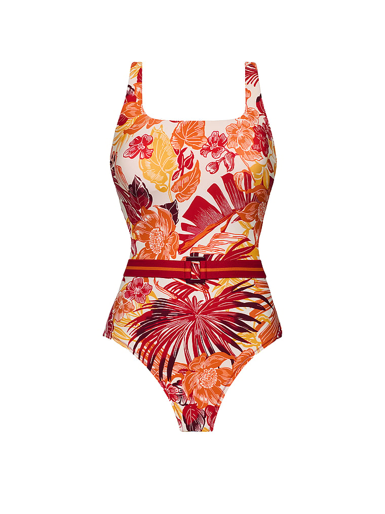 Victoria's Secret, Miraclesuit Emi One-Piece Swimsuit, Santa Maria, offModelFront, 3 of 4