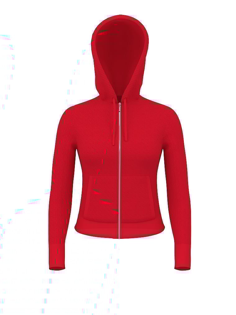 Hudson Cable Knit Full Zip Hoodie