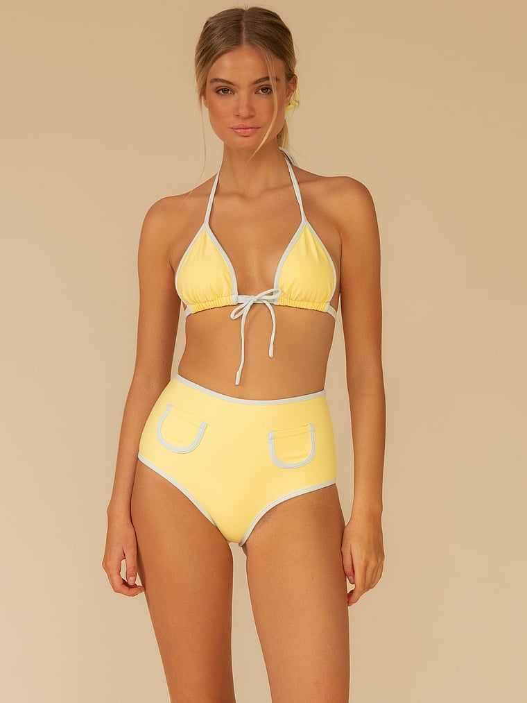 Victoria's Secret, Montce Polly Bikini Bottom, Sunshine Binded, onModelSide, 3 of 3