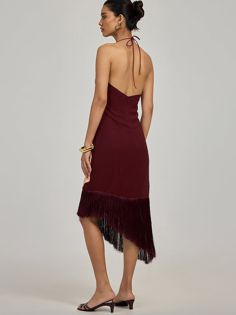 Victoria's Secret, Summer Away Astoria Dress, Poppy Rouge, onModelBack, 2 of 4
