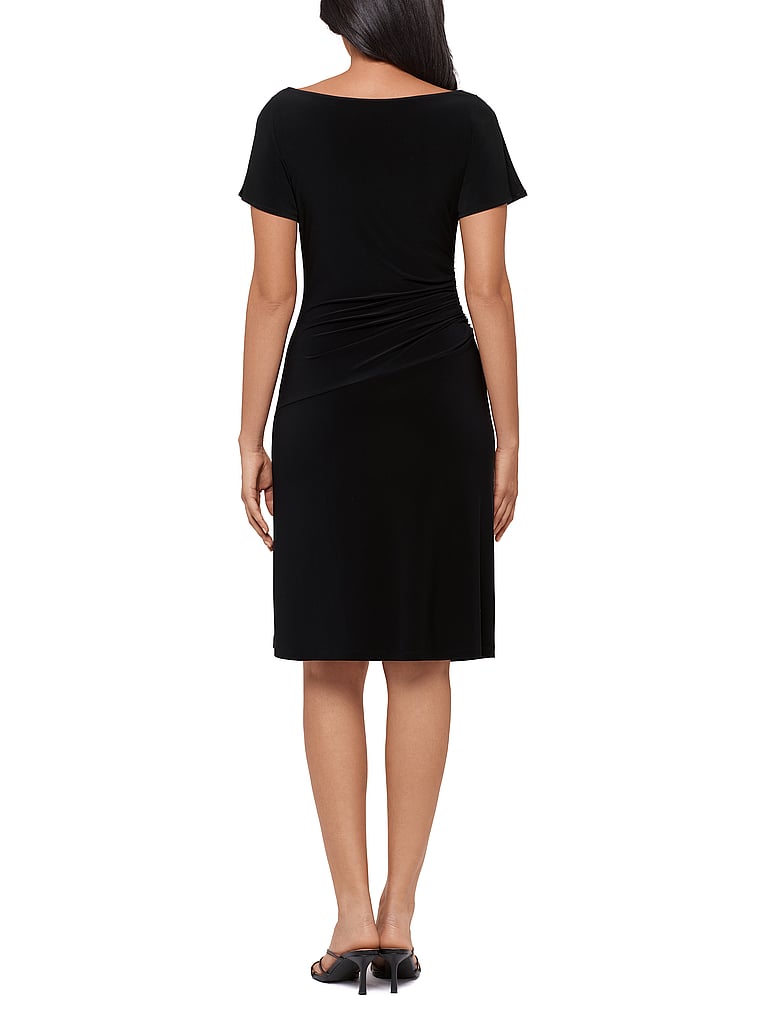 Victoria's Secret, Body by Miraclesuit Zari Shaping Dress, Black, onModelBack, 2 of 3