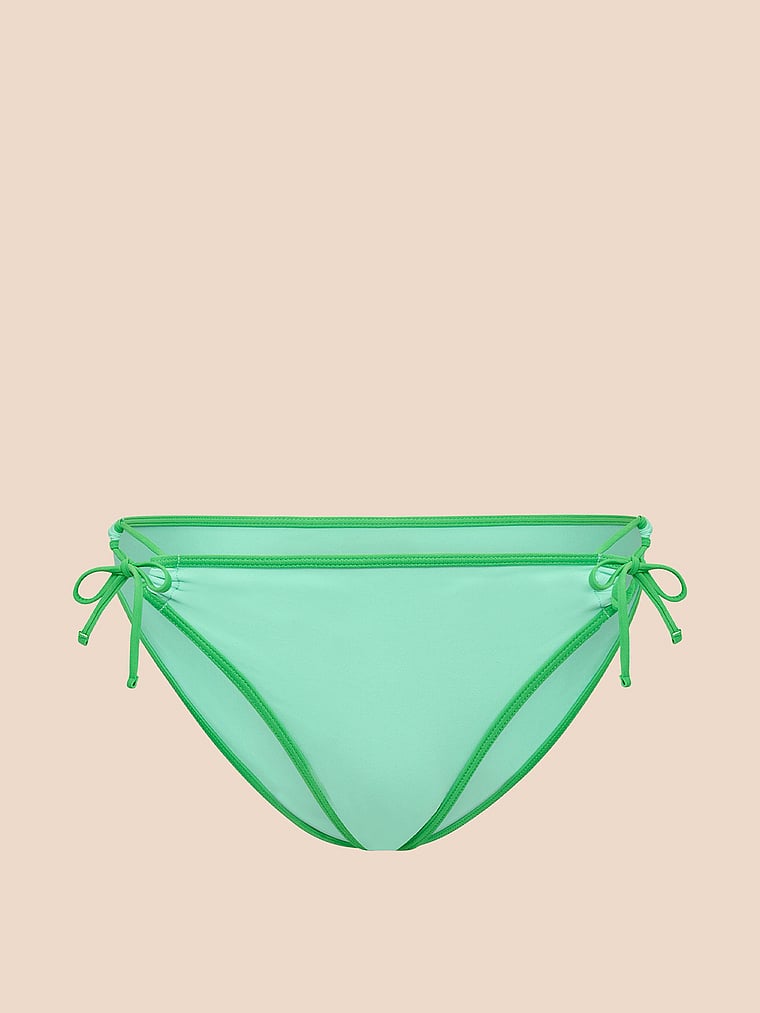 Victoria's Secret, Adore Me River Hipster Swim Bottom, Cabbage, offModelFront, 3 of 3