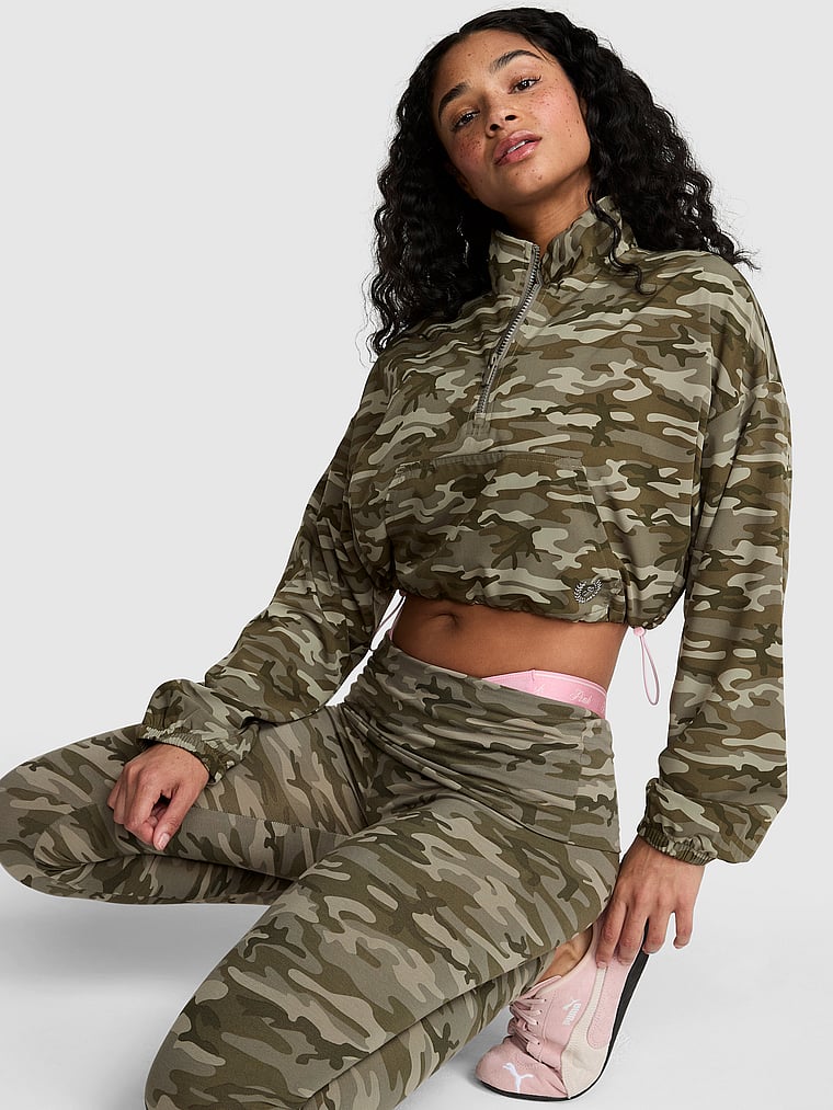 Tech Woven Half-Zip Pullover