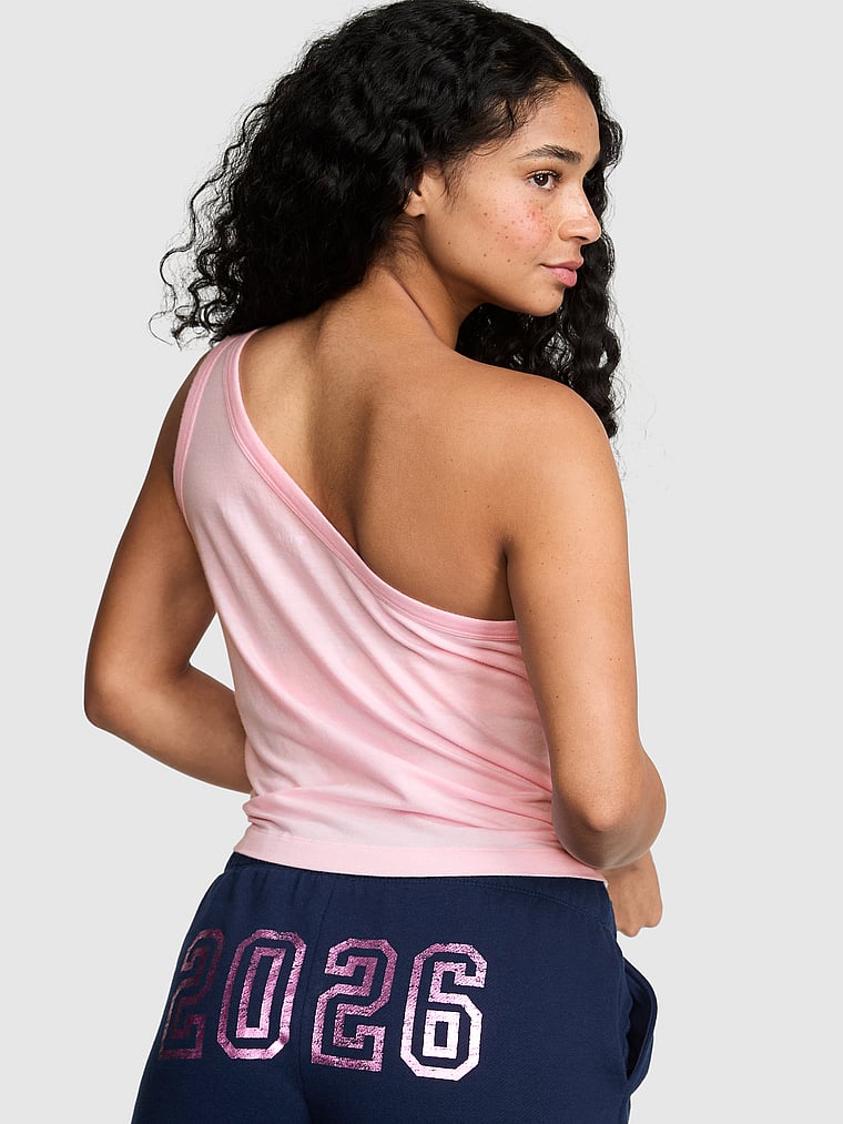 Dream Jersey One-Shoulder Tank Top