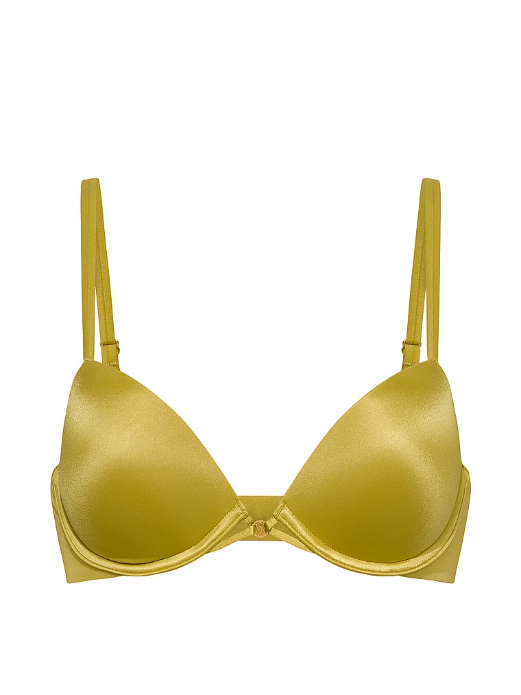 Victoria's Secret, Very Sexy Smooth Push-Up Bra, Peridot, offModelFront, 4 of 4