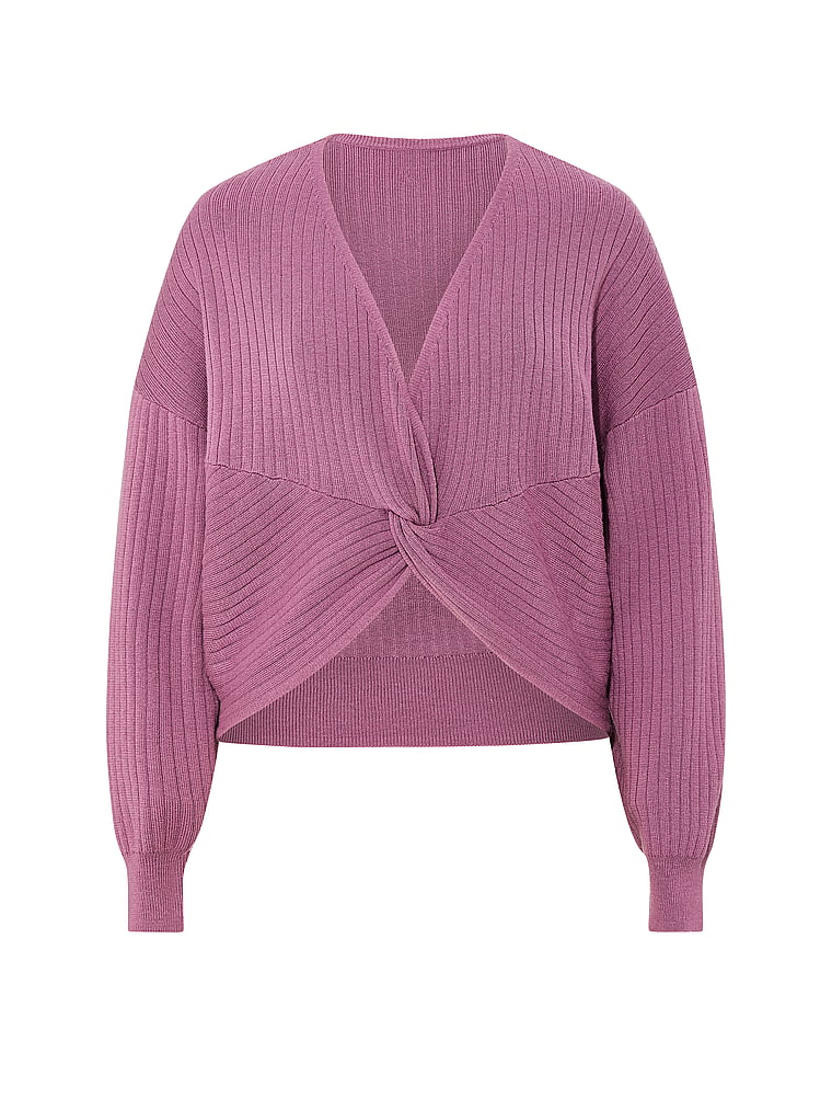 Violet Riband Buy Twist Rib Knit Crop Sweater, Violet Frost - Order Sweaters online ...