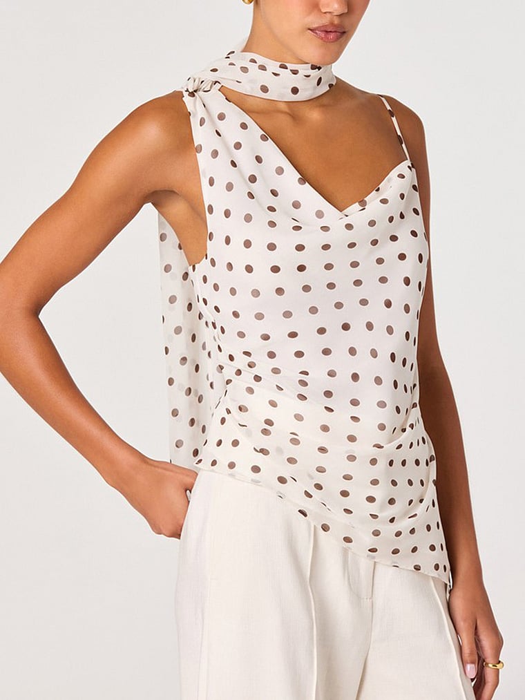 Victoria's Secret, Astr The Label Adrie Top, Print, onModelSide, 3 of 3