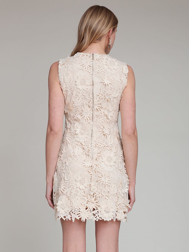 Floral Lace Mini Dress