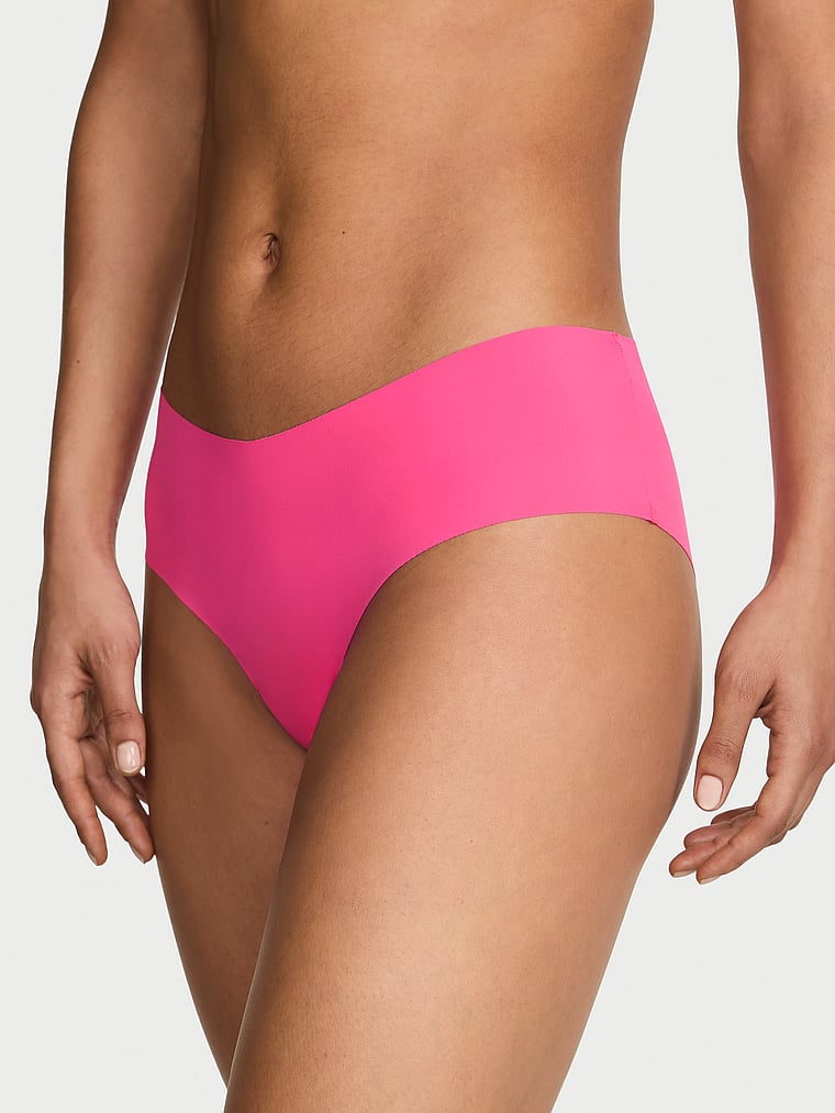 Victoria's Secret, No-Show No-Show Cheeky Panty, Haute Pink, onModelFront, 1 of 3 Nikita  is 5'10" or 178cm and wears Small
