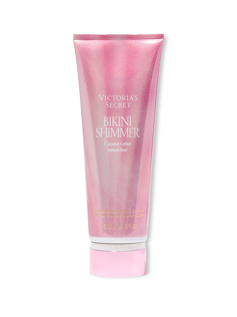 Victoria's Secret, Body Fragrance The Siren Collection Shimmer Fragrance Lotion, Bikini Shimmer, onModelFront, 1 of 3