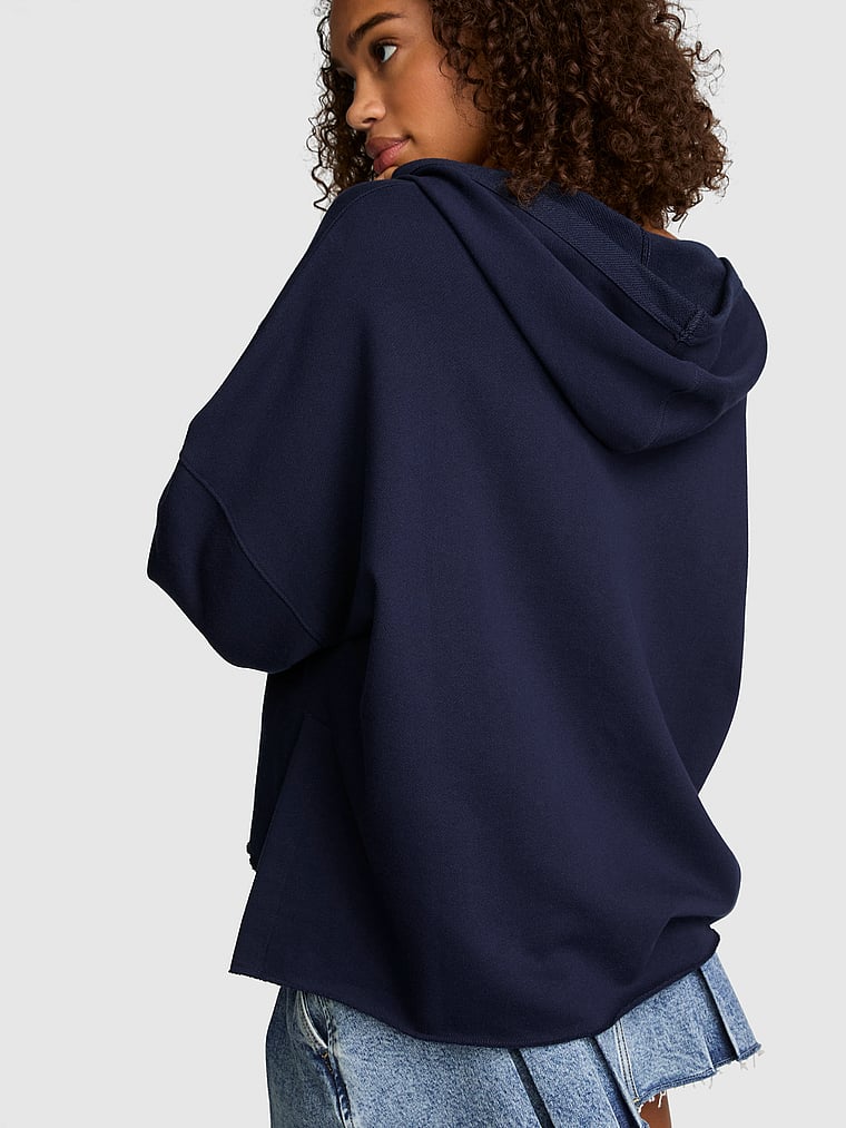 Campus Terry™ Lace-Up Tunic Hoodie