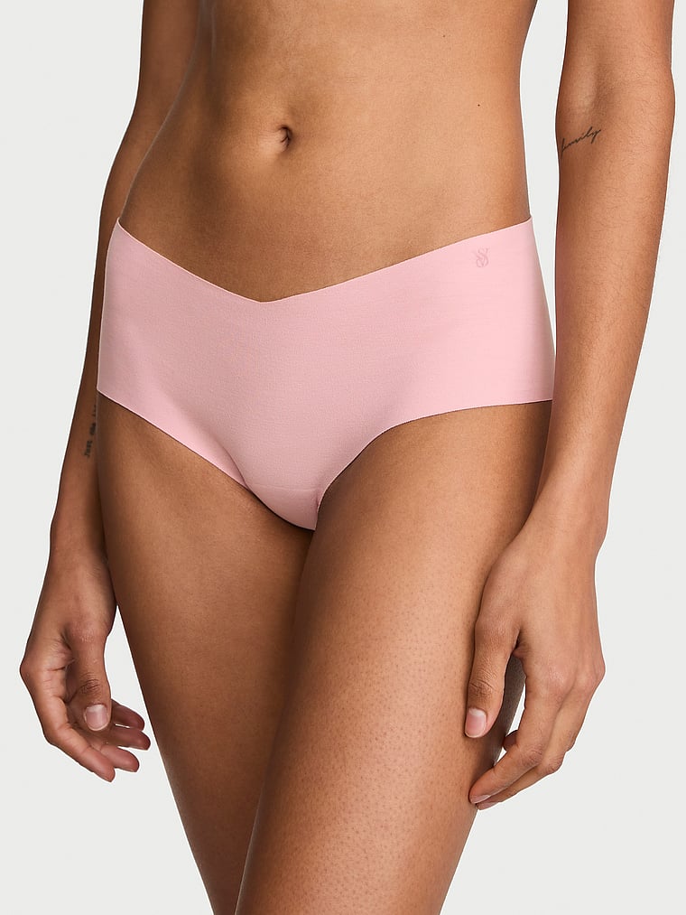 Victoria's Secret, No-Show No-Show Cheeky Panty, Chalk Rose, onModelFront, 1 of 3 Anyeline is 5'10" or 178cm and wears Small