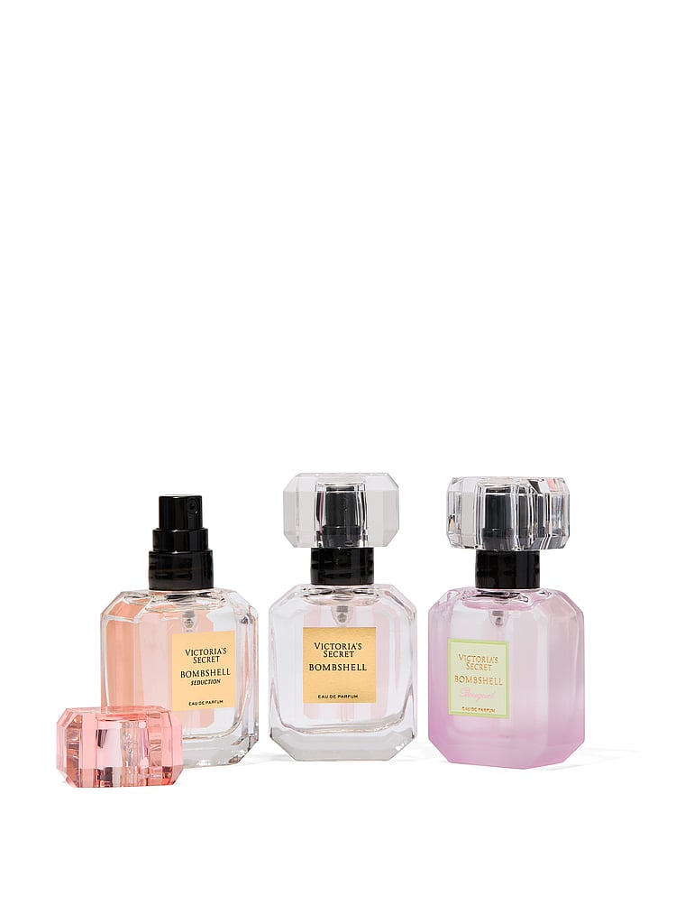 Victoria's Secret, Victoria's Secret 3-Piece Bombshell Mini Eau de Parfum Gift Set ft. Exclusive Bombshell Bouquet, Bombshell, detail, 3 of 3