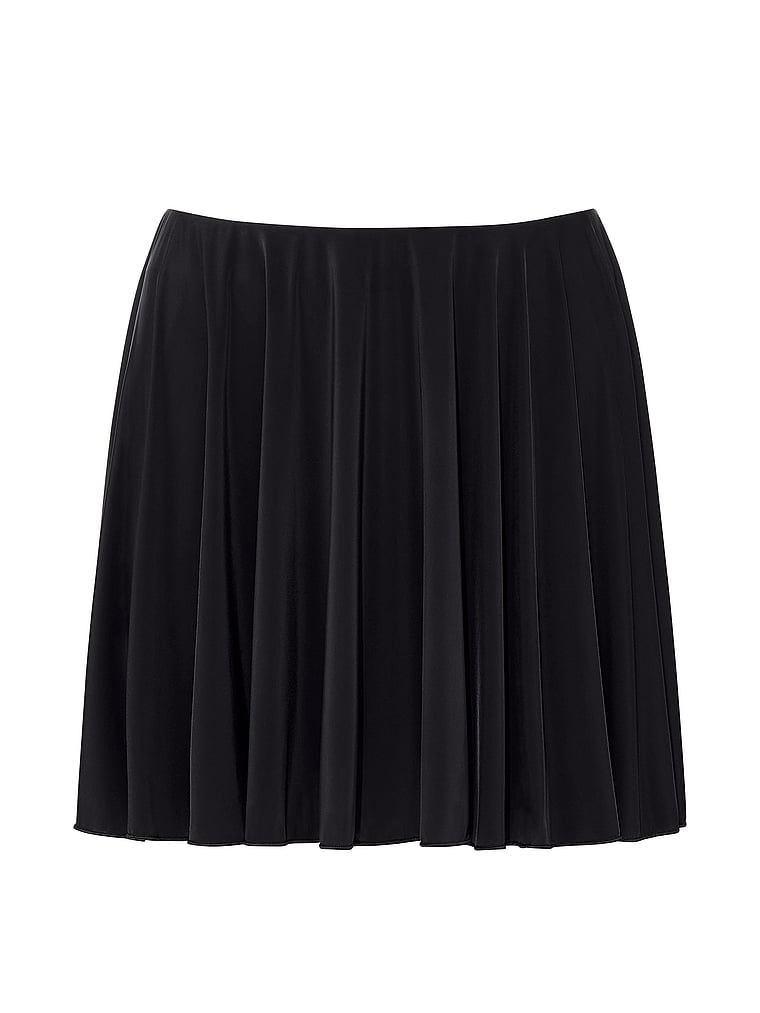 Victoria's Secret, VSX VSX Elevate™ Sheer Radiance Active Skirt, Black, offModelFront, 3 of 3