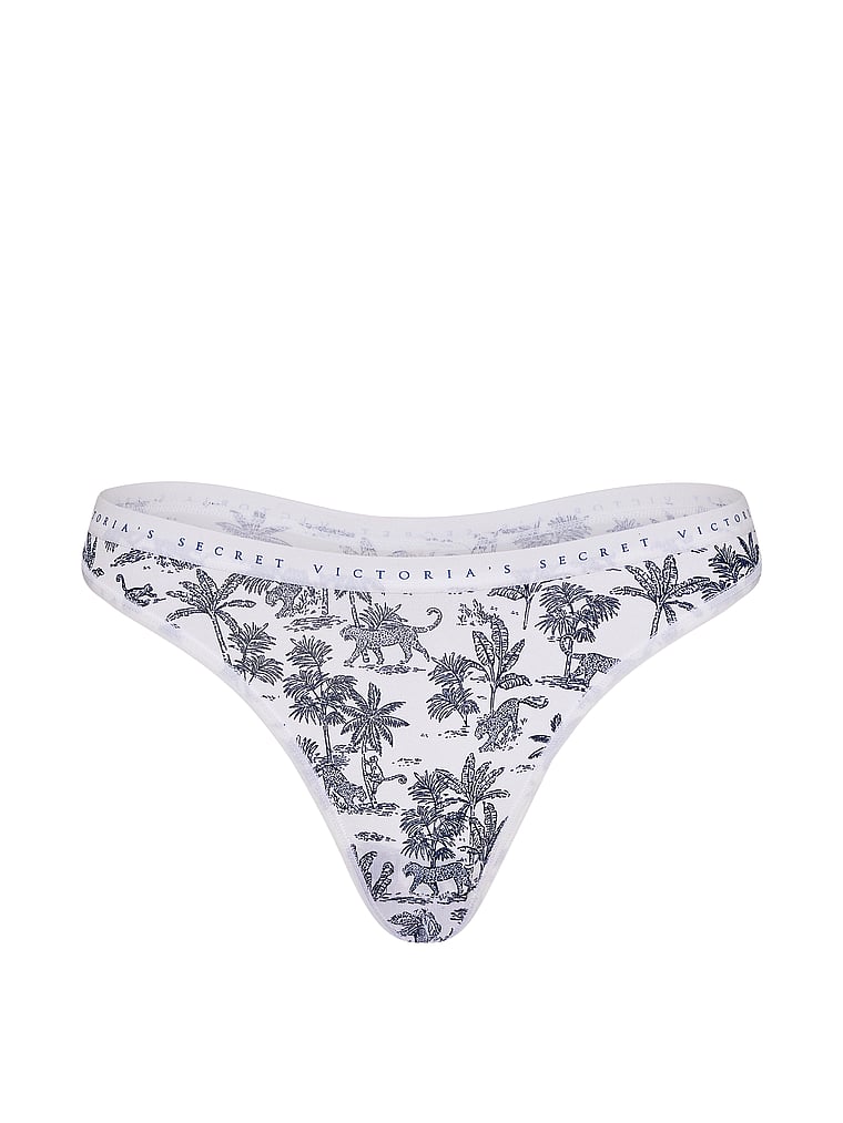 Ultra-Fine Modal High-Leg Scoop Thong Panty