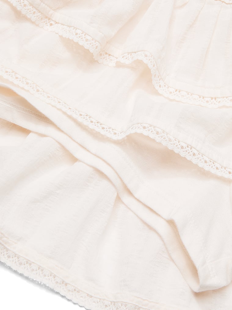 PINK Frill Seeker Ruffle Skort, Winter White, detail, 4 of 5