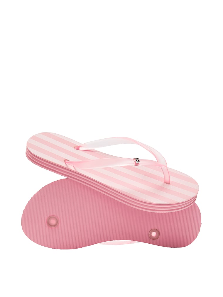 Victoria's Secret, Victoria's Secret Flip Flops, onModelFront, 1 of 2