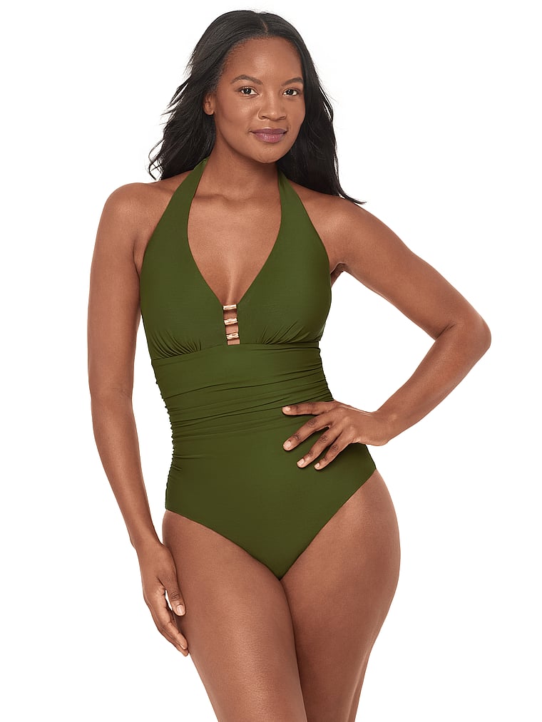 Victoria's Secret, Miraclesuit Razzle Dazzle Antheia One-Piece, Pmg, onModelFront, 2 of 4
