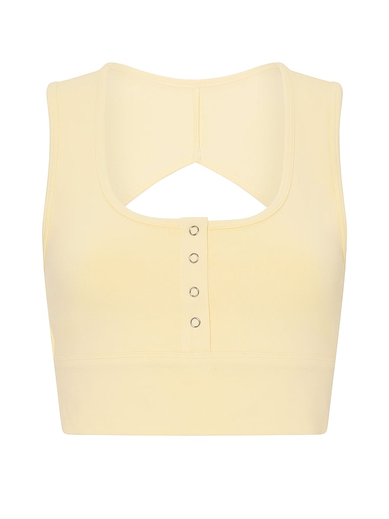 All-Day Cotton™ Henley Scoop Bra