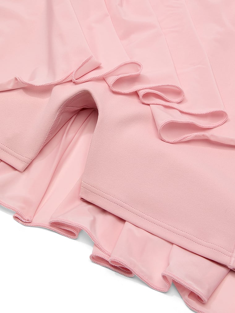Victoria's Secret, VSX VSX Elevate™ Sheer Radiance Active Skirt, Dusk Pink, detail, 5 of 5