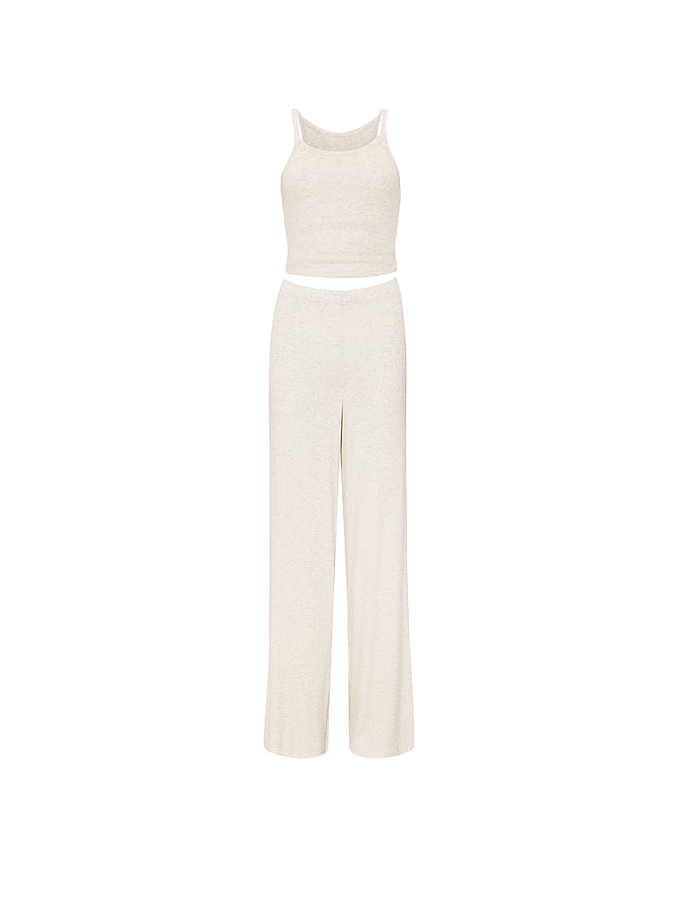 Buy SoSoft™ Modal Ribbed Tank & Pants Set, Black - Order Pajamas